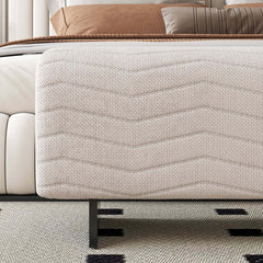 Modern Velvet Bedroom Bench with Stainless Steel Legs