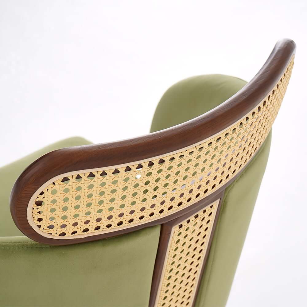 Modern Velvet Dining Side Chairs with High Back, Set of 2