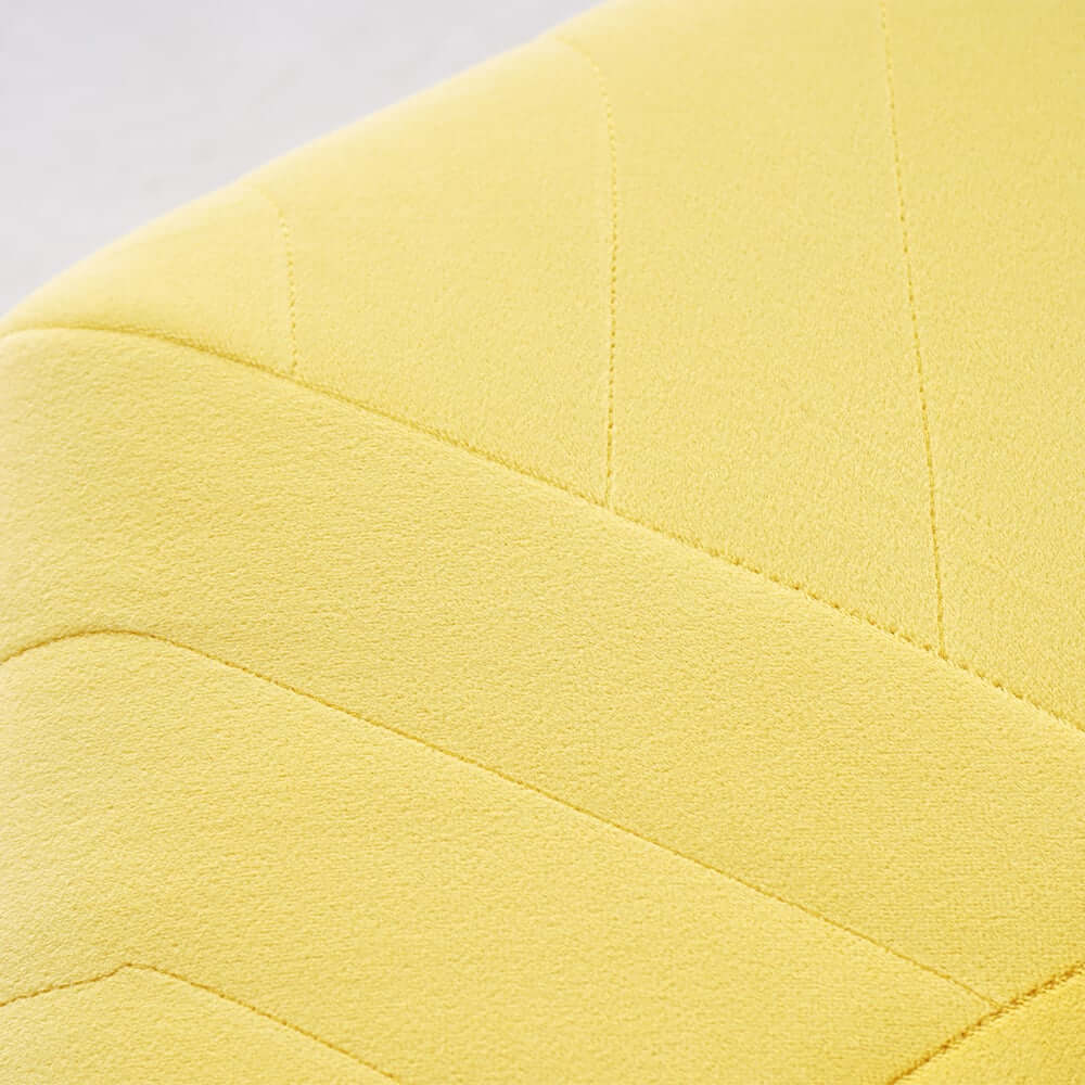 Modern Velvet Hexagon Pouf Ottoman, No Assembly Required