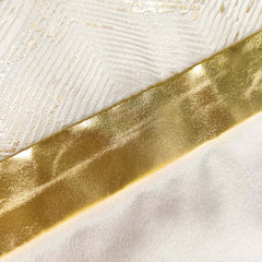 Modern Velvet Pillow Cover with Geometric Pattern and Gold Accents