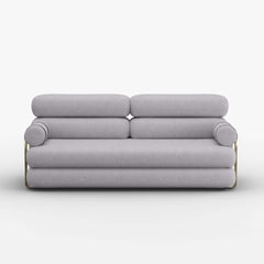 Modern Velvet Sleeper Futon Sofa With Pillow Top Arms