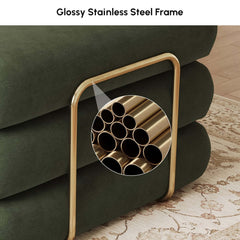 Modern Velvet Sleeper Futon Sofa With Pillow Top Arms