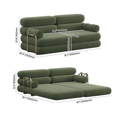 Modern Velvet Sleeper Futon Sofa With Pillow Top Arms Dimensions