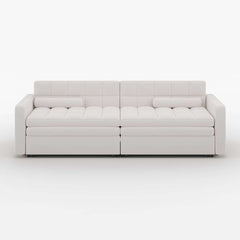 Modern Velvet Sofa Bed with Power Outlet and USB Port