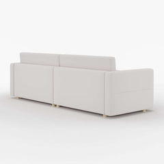 Modern Velvet Sofa Bed with Power Outlet and USB Port