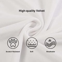 Modern Velvet Tufted Sofa - 3 Seater, No Assembly Required