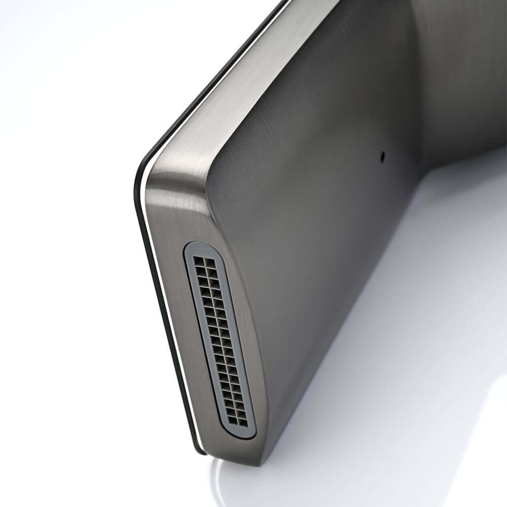 Modern Wall Mounted Bathroom Faucet with LED Temperature Display