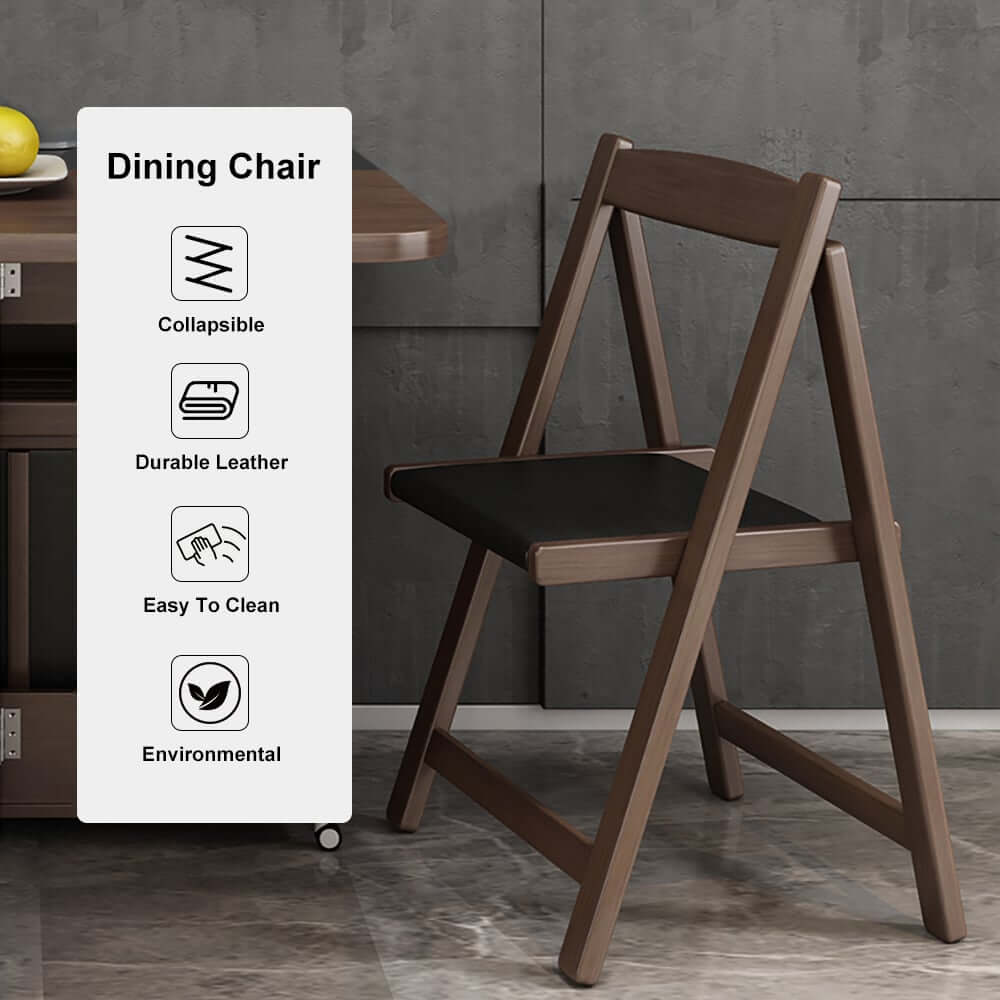 Modern Walnut Veneer Dining Set With Pedestal Base