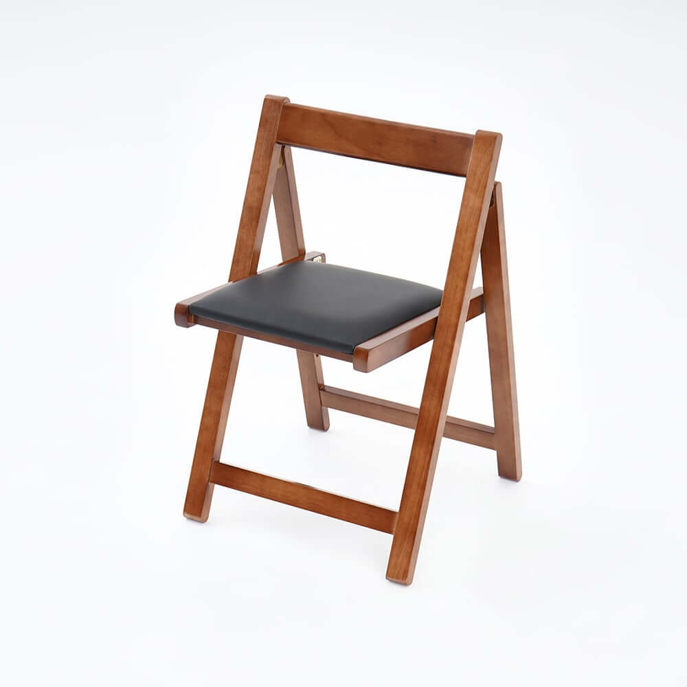 Modern Walnut Veneer Dining Set With Pedestal Base