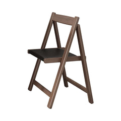 Modern Walnut Veneer Dining Set With Pedestal Base