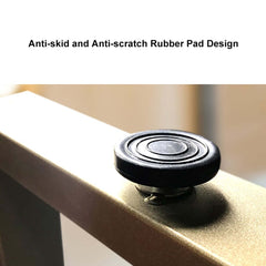 Modern White & Gold Writing Desk with Storage Drawer