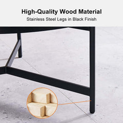 Modern White Lift-Top Coffee Table With Storage, Gold Base