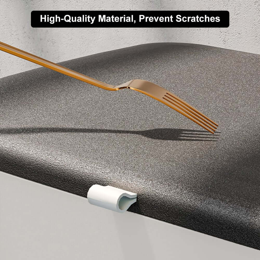 Modern White Plastic Lift Top Kitchen Trash Can with Wheels