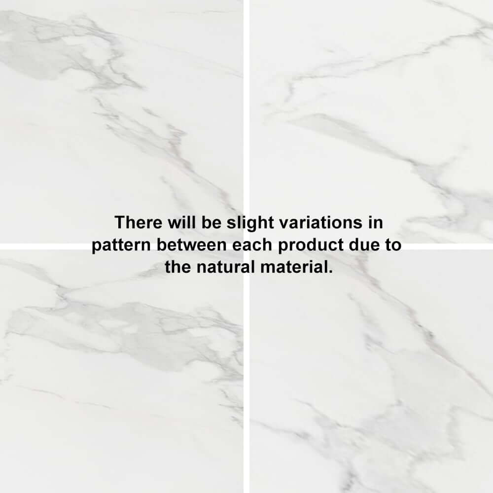 Modern White Sintered Stone Dining Table, Seats 8