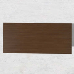 Modern White Trestle Desk with Solid Wood Top and Metal Base