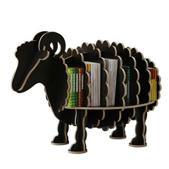 Modern Wooden Animal Theme Bookcase for Kids' Rooms