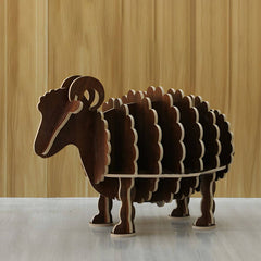 Modern Wooden Animal Theme Bookcase for Kids' Rooms