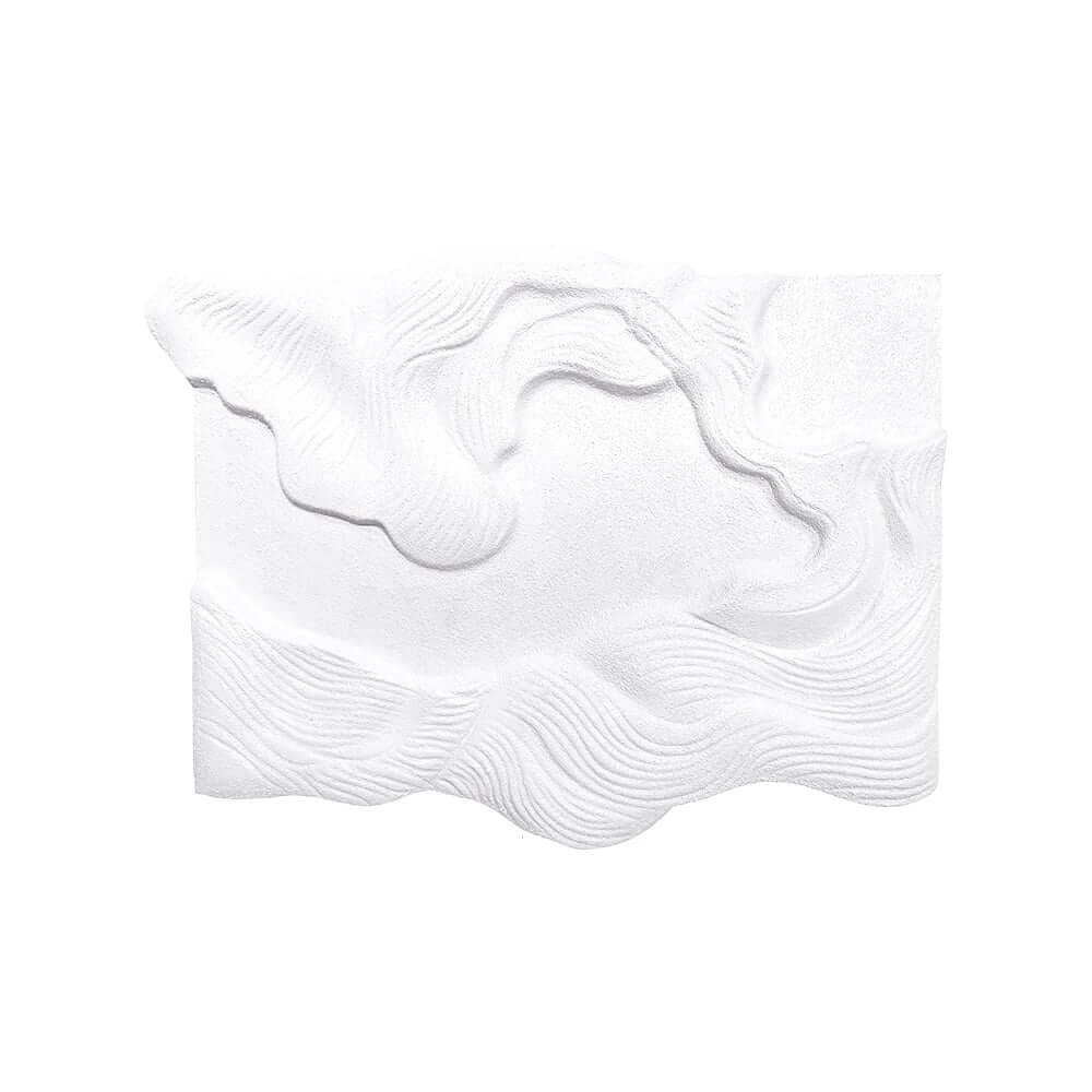 Modern Wooden Wall Art with 3D Geometric Design