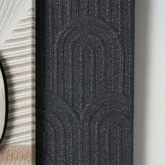 Modern Wooden Wall Art with Integrated LED Lighting
