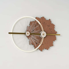 Modern Wooden Wall Art with Integrated LED Lighting, Round Design