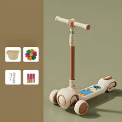 Modular Ride-On Scooter for Toddlers: Push, Sit or Glide