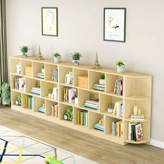 Modular Solid Wood Bookcase for Kids with Smooth Finish