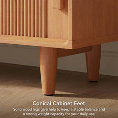 Natural Pine Wood Storage Bench with Rustic Elegance