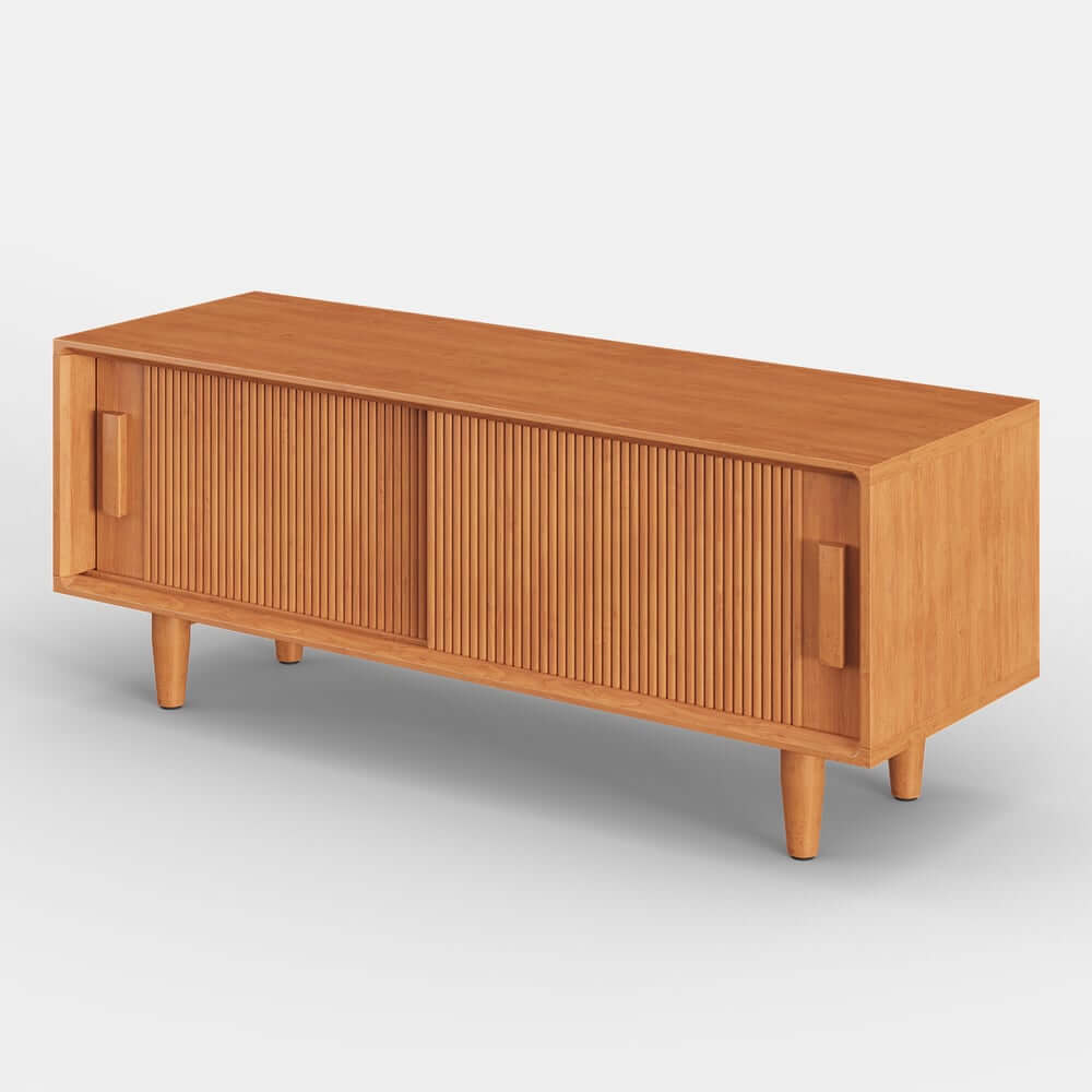 Natural Pine Wood Storage Bench with Rustic Elegance