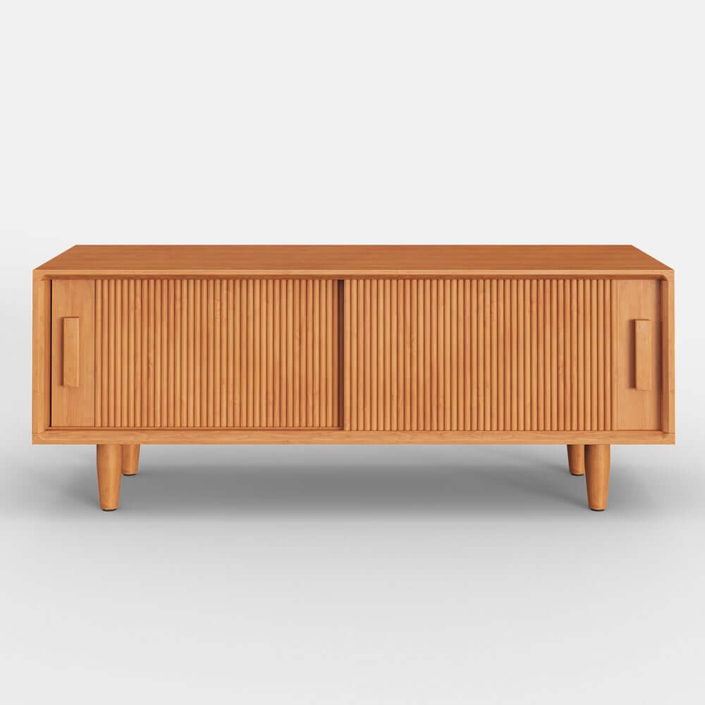 Natural Pine Wood Storage Bench with Rustic Elegance