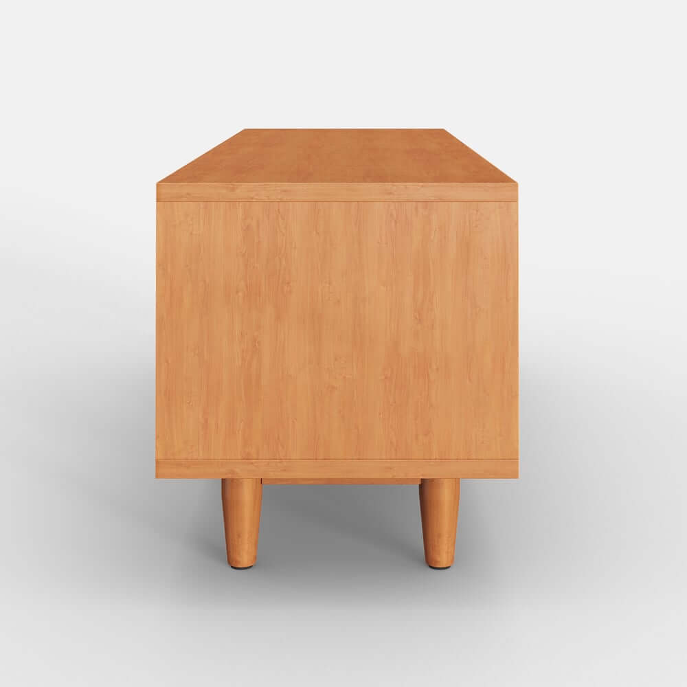 Natural Pine Wood Storage Bench with Rustic Elegance