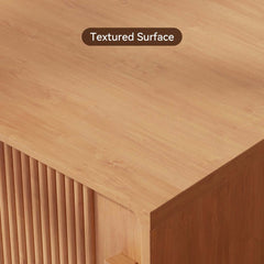 Natural Pine Wood Storage Bench with Rustic Elegance