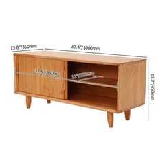 Natural Pine Wood Storage Bench with Rustic Elegance Dimensions