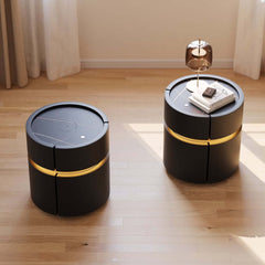 Nightstand With Wireless Charging And LED Light