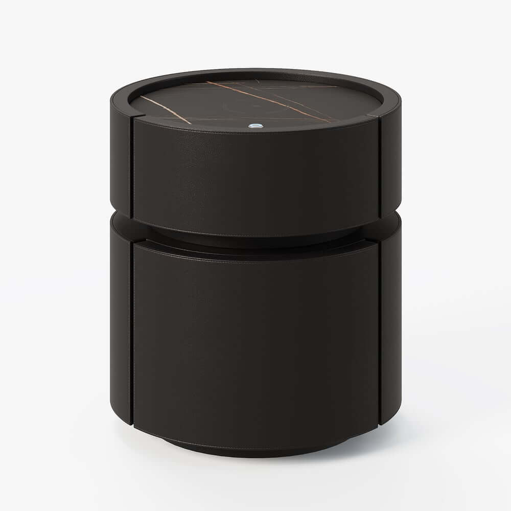 Nightstand With Wireless Charging And LED Light