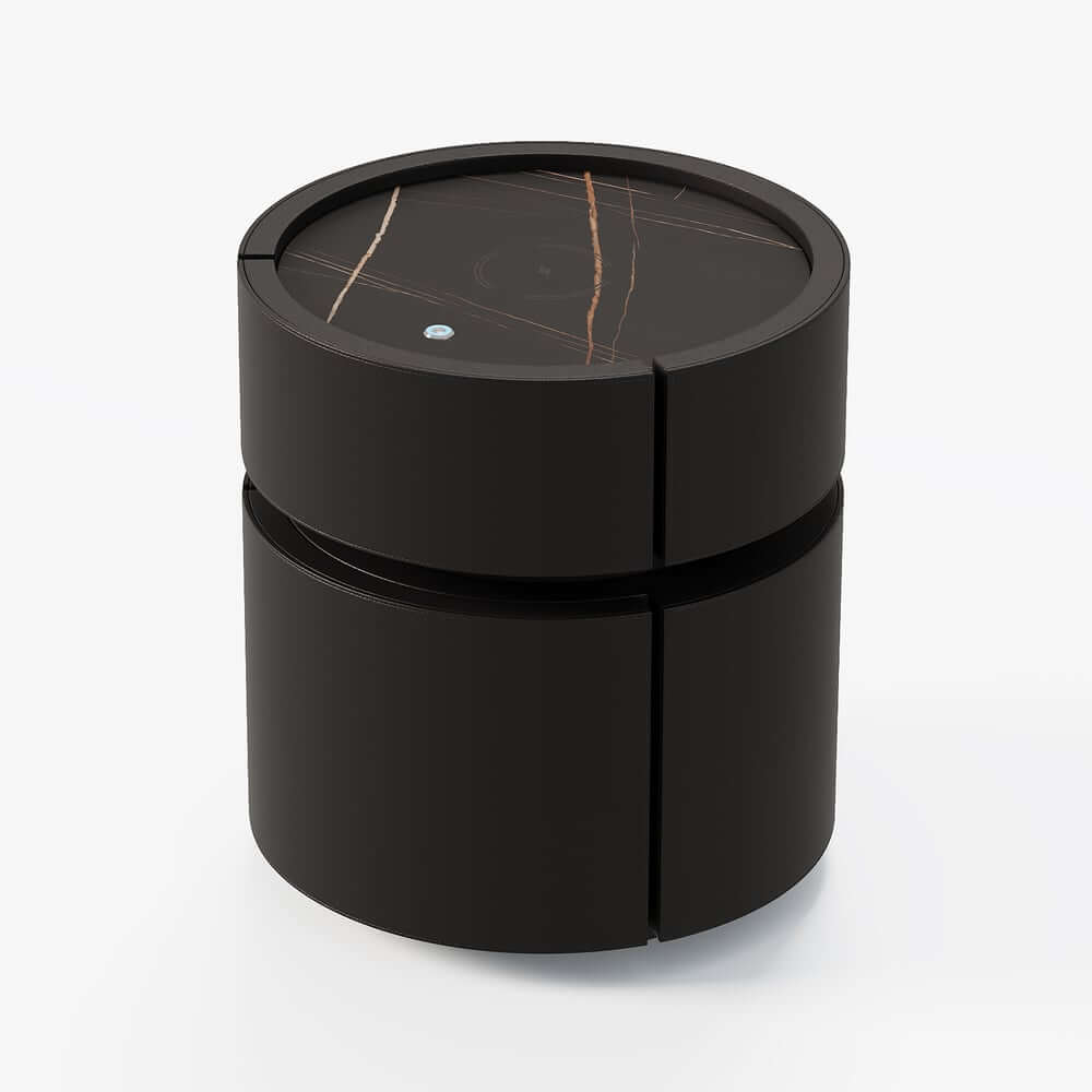 Nightstand With Wireless Charging And LED Light