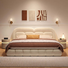 Nightstand With Wireless Charging And LED Light