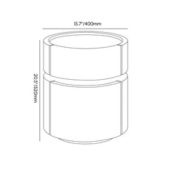 Nightstand With Wireless Charging And LED Light Dimensions