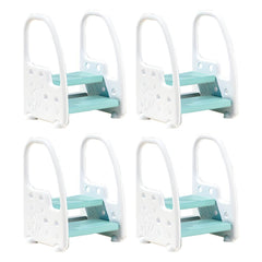 Non-Slip Kids Step Stool with Ergonomic Armrests and Textured Treads