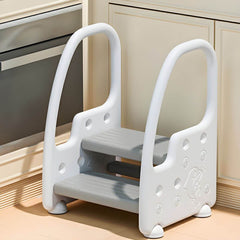 Non-Slip Kids Step Stool with Ergonomic Armrests and Textured Treads