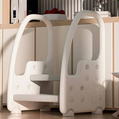 Non-Slip Kids Step Stool with Ergonomic Armrests and Textured Treads