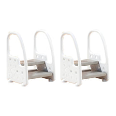 Non-Slip Kids Step Stool with Ergonomic Armrests and Textured Treads