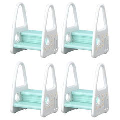 Non-Slip Kids Step Stool with Ergonomic Armrests and Textured Treads