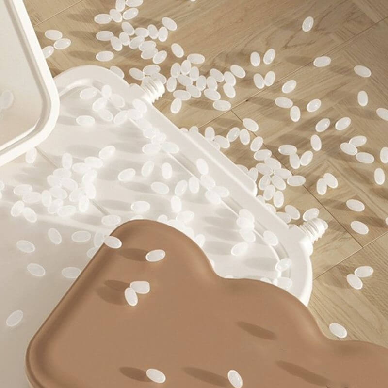 Nordic-Style Plastic Toy Storage Unit with Open Display Shelf