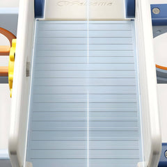 Pirate Ship Play Center with Slide, Telescope & Basketball Hoop