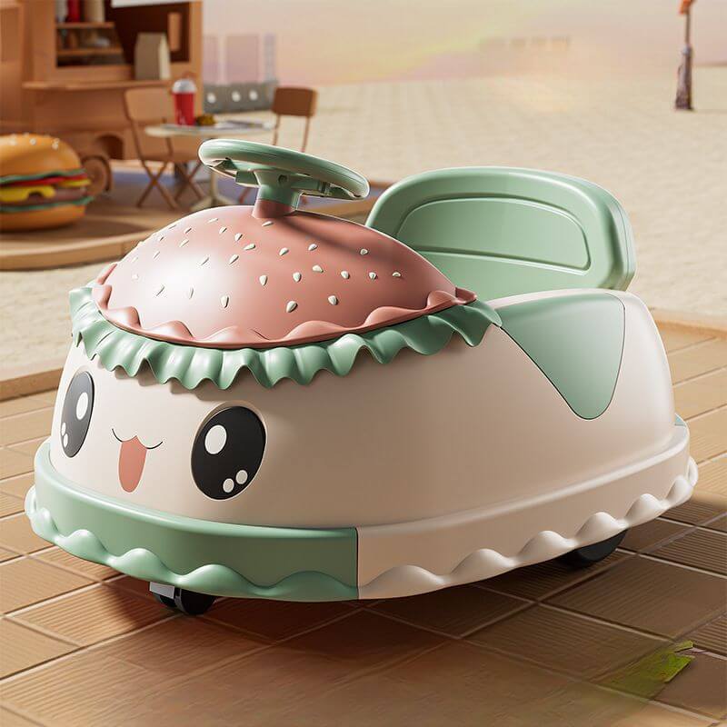 Playful Animal Design Ride-On Kart for Toddlers, Battery-Powered with LED Lights