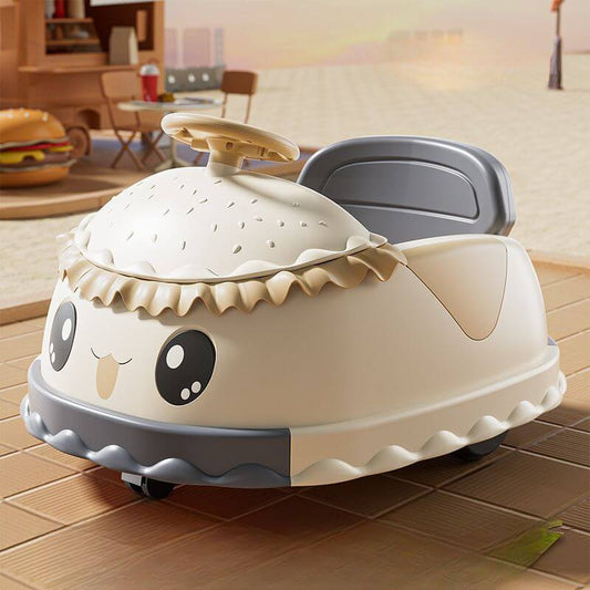 Playful Animal Design Ride-On Kart for Toddlers, Battery-Powered with LED Lights