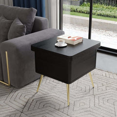 Rectangular Coffee Table With Pine Veneer Top