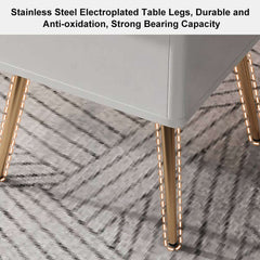 Rectangular Coffee Table With Pine Veneer Top