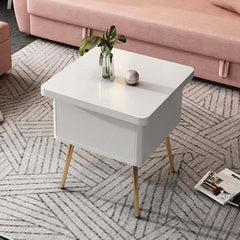 Rectangular Coffee Table With Pine Veneer Top