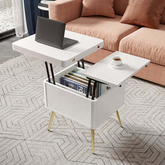 Rectangular Coffee Table With Pine Veneer Top